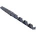 Black-Oxide Finish Spiral-Flute High-Speed Steel Taper-Shank Drill Bits