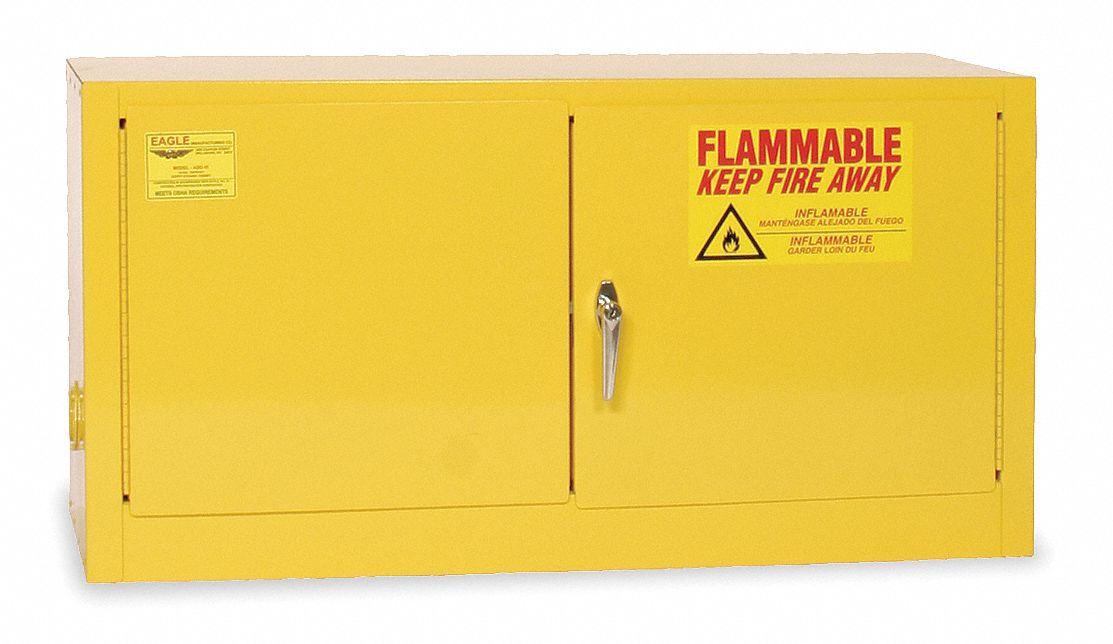 EAGLE 15 gal Flammable SelfClosing Safety Door Type