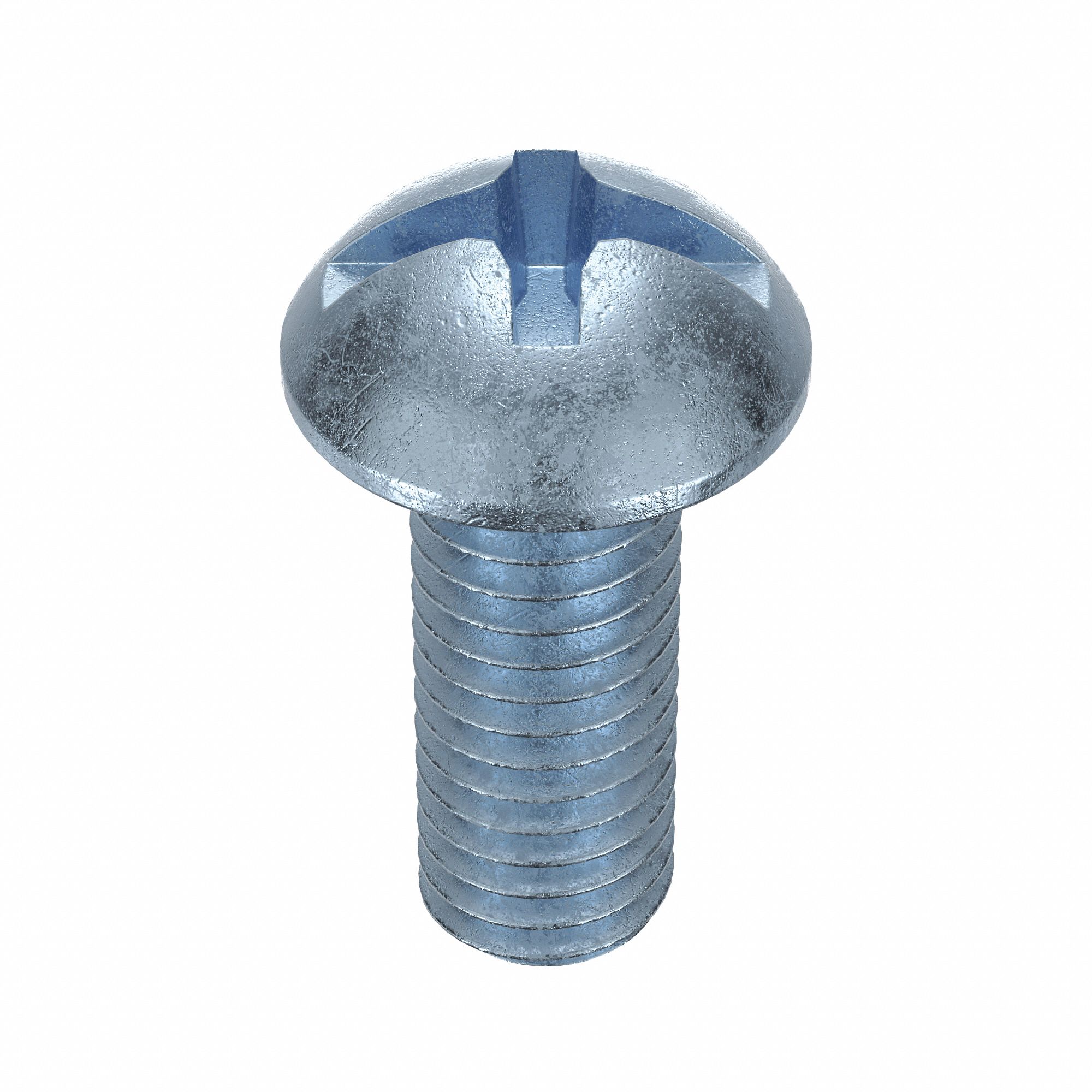 VIS DE M&Eacute;CANIQUE,NO10-32, 1/2PO L, ACIER, GALVANIS&Eacute;, RONDE,ASME,POUCE,100PQ