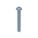 MACHINE SCREW, #12-24 THREAD, 2 IN L, STEEL, ZINC PLATED, ROUND, ASME B18.6.3, INCH, 100 PK