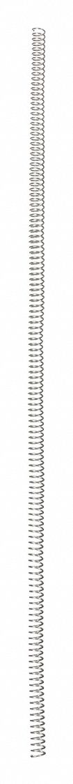 COMPRESSION SPRING, CARBON STEEL, CYLINDRICAL SHAPE, CLOSED, NOT GROUND END, 12 IN L, 3 PK