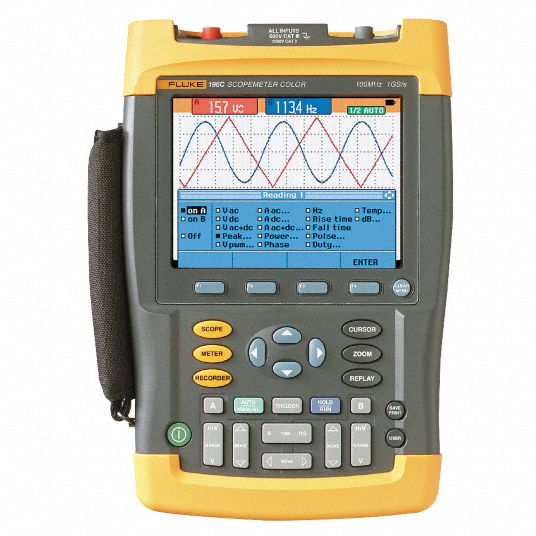 FLUKE Handheld Oscilloscope 1ND76FLUKE196C Grainger