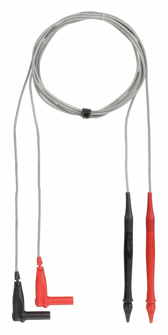 FLUKE, CAT II 600V, Retractable Probe, Test Leads 1ND97FlukeTL40