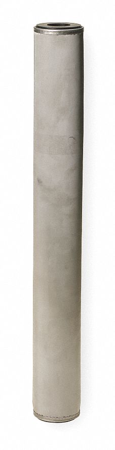 Filter Cartridge: Solid, 20 gpm, 75 micron, 20 in Overall Ht, 300°F Max Temp