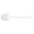 CORRECTIONAL TOILET BRUSH,15 IN L,WHITE