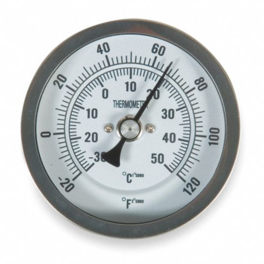 GRAINGER APPROVED Analog Dial Thermometer 1NFY81NFY8 Grainger
