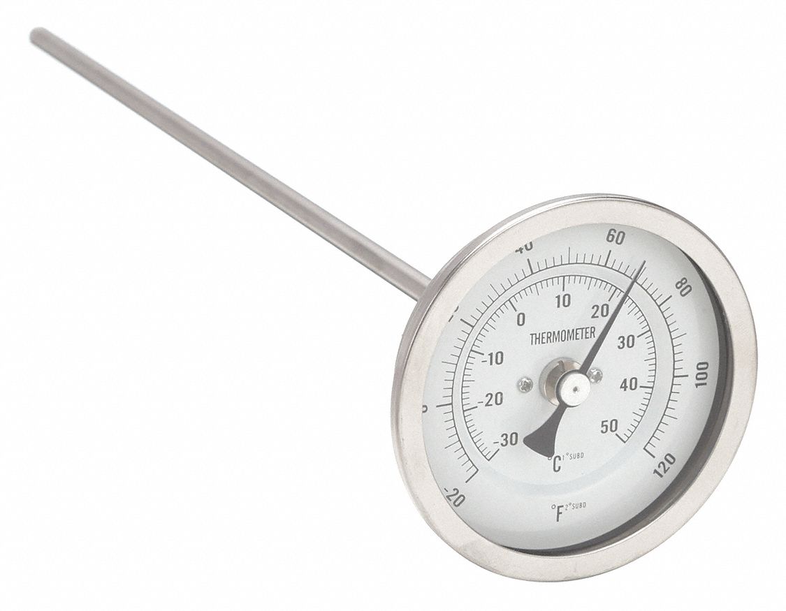 Dial Thermometer: -20°F