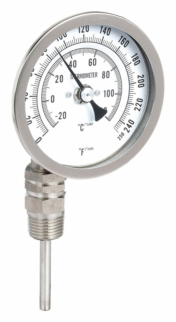 Dial Thread-Mounted Thermometers