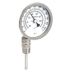 Side- & Bottom-Mount Fixed-Angle Thread-Mounted Dial Thermometers