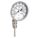DIAL THERMOMETER, 2.5 IN STEM L, 3 IN DIAL DIAMETER, 550 ° F MAXIMUM TEMPERATURE, 50 ° F MINIMUM TEMPERATURE