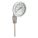 DIAL THERMOMETER, 4 IN STEM L, 3 IN DIAL DIAMETER, 550 ° F MAXIMUM TEMPERATURE, 50 ° F/10 ° C MINIMUM TEMPERATURE, BIMETAL