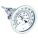 DIAL THERMOMETER, 2.5 IN STEM L, 3 IN DIAL DIAMETER, +/- 1% ACCURACY, 250 ° F MAXIMUM TEMPERATURE, 0 ° F MINIMUM TEMPERATURE
