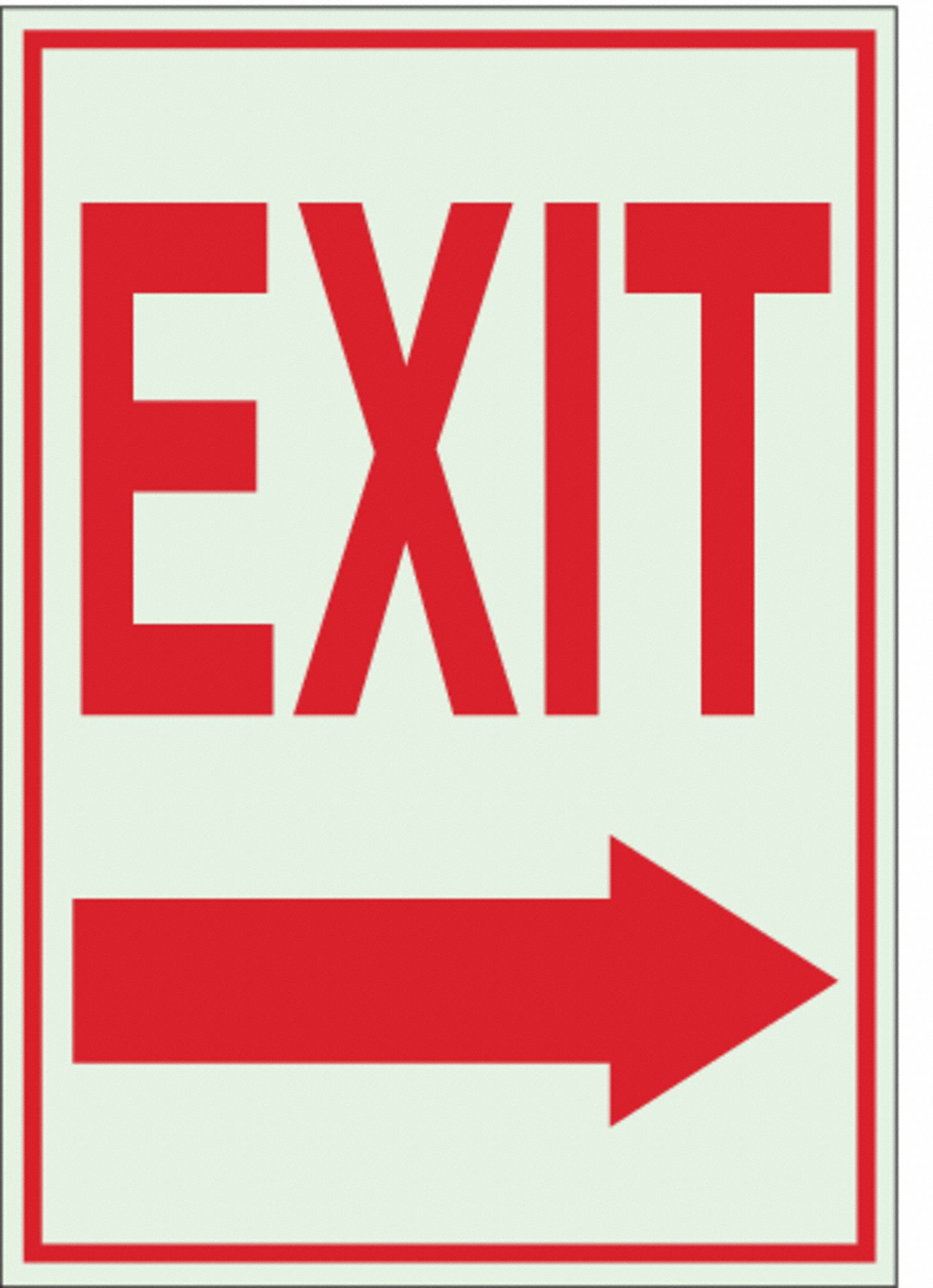 Exit Sign, Exit, 10"x7"
