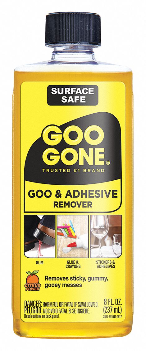 GOO GONE, Bottle, 8 oz Container Size, Citrus Adhesive Remover - 1NNU2