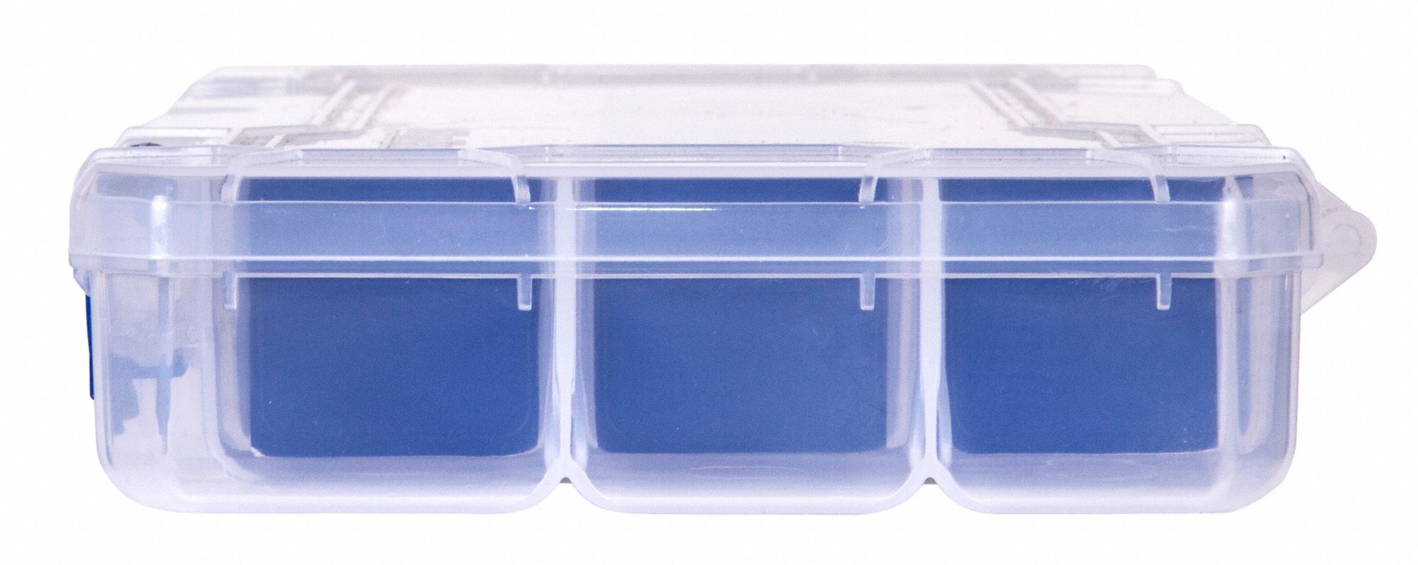 FLAMBEAU Adjustable Compartment Box: 5 in x 1 1/2 in, Clear, 18 ...