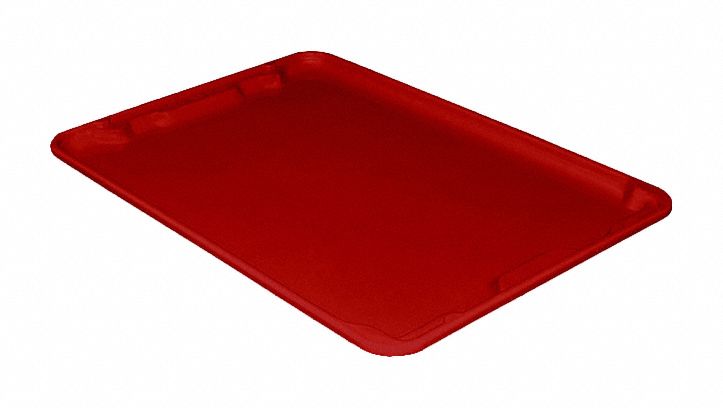 MOLDED FIBERGLASS, 25 1/4 in x 18 in, Red, Lid - 1NTL7|7806185280 ...