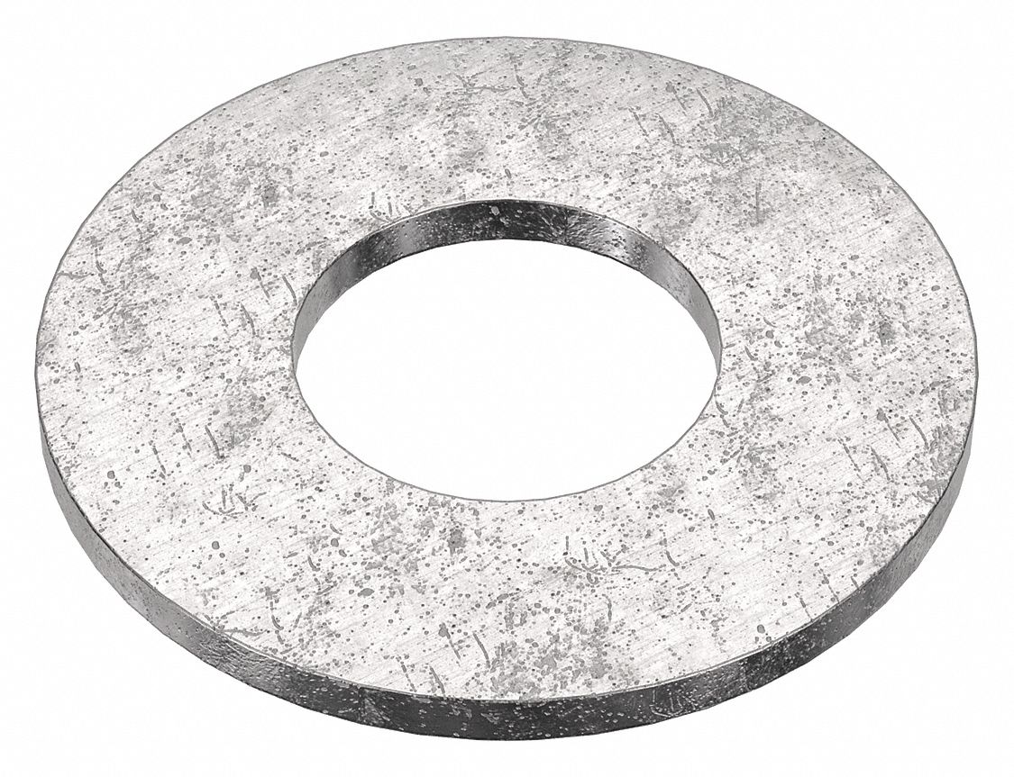 USS Washer: 316, Stainless Steel, 1 1/8 in Screw Sz, 1.25 in In Dia, 2 3/4 in Out Dia, 316, 5 PK