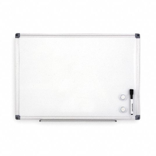 Wall Mounted, 23 in Dry Erase Ht, Dry Erase Board - 1NUP2|1NUP2 - Grainger