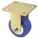 STANDARD PLATE CASTER, 6 IN WHEEL DIAMETER, 900 LB, 7½ IN MOUNTING H, RIGID CASTER