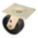 ROUL PIV AV PLAQ,1200 LB,DIA 5 PO