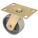 STANDARD PLATE CASTER, 6 IN WHEEL DIAMETER, 1750 LB, 7½ IN MOUNTING H, SWIVEL CASTER