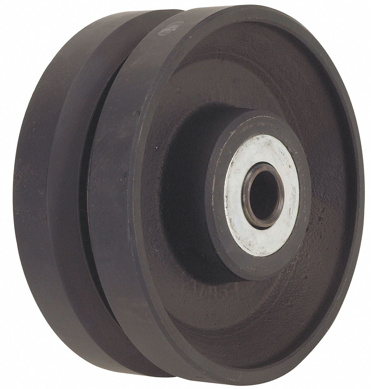GRAINGER APPROVED VGroove Track Wheel, 6 in Wheel Dia., 900 lb Load