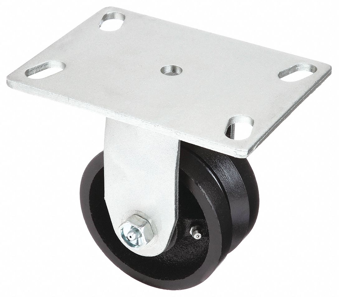 V-GROOVE RIGID CASTER,800 LB.,2IN