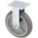 STANDARD PLATE CASTER, 8 IN WHEEL DIAMETER, 675 LB, 9½ IN MOUNTING H, RIGID CASTER