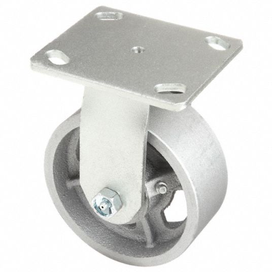 3 1/4 in Wheel Dia., 700 lb, Standard Plate Caster - 1NWL1|1NWL1 - Grainger