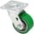 STANDARD PLATE CASTER, 4 IN WHEEL DIAMETER, 700 LB, 5⅝ IN MOUNTING H, SWIVEL CASTER