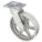 STANDARD PLATE CASTER, 8 IN WHEEL DIAMETER, 1250 LB, 9½ IN MOUNTING H, SWIVEL CASTER