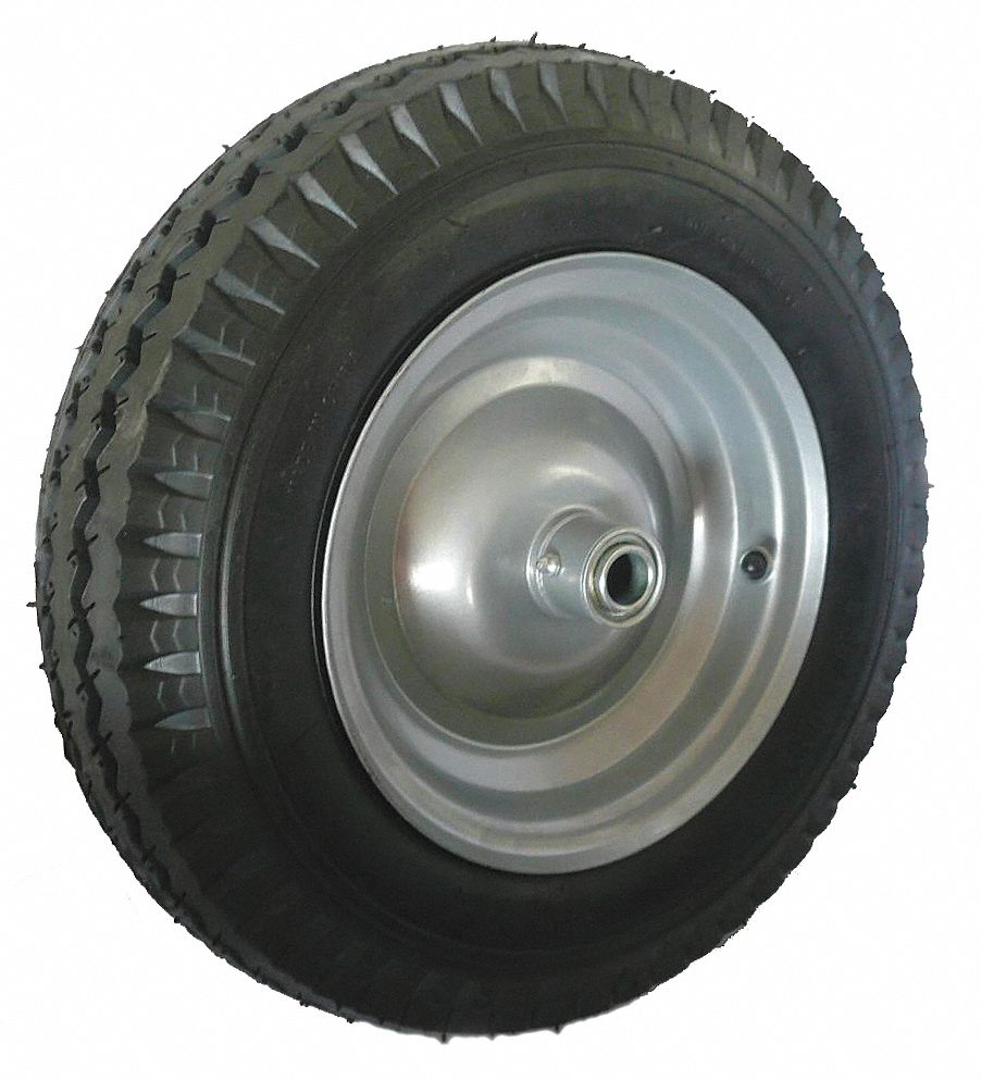 GRAINGER APPROVED Pneumatic Wheel, 14 1/4 in Wheel Dia., 565 lb Load ...