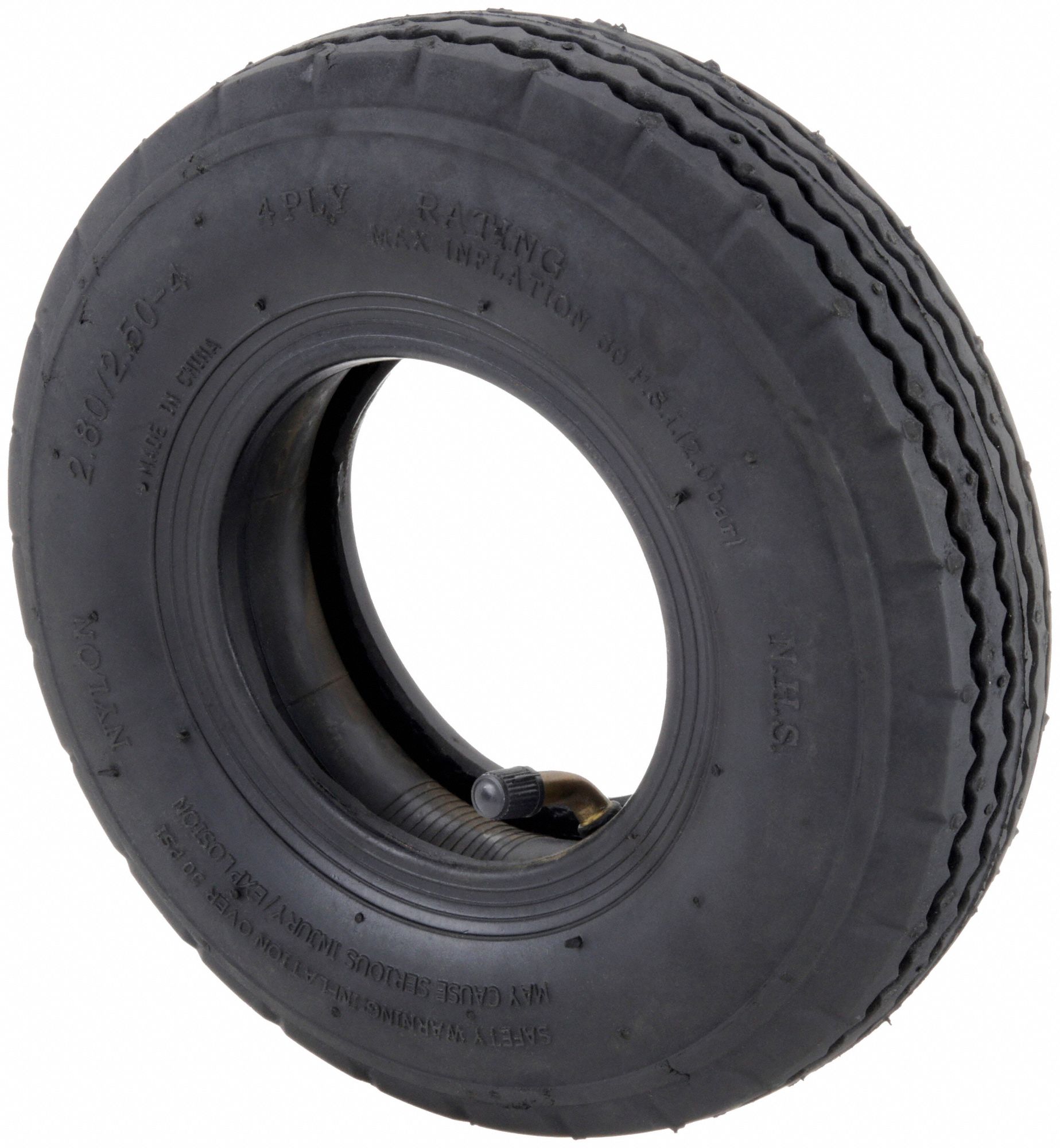 2.80/2.50-4, 8 in Tire Dia., Replacement Inner Tube - 32RU43