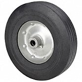 GRAINGER APPROVED 1NWZ3 Flat-Free Solid Rubber Wheel,12",300 lb. 