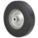 FLAT-FREE SOLID RUBBER WHEEL, 10 IN WHEEL DIAMETER, 2½ IN WHEEL W, 450 LB, STEEL