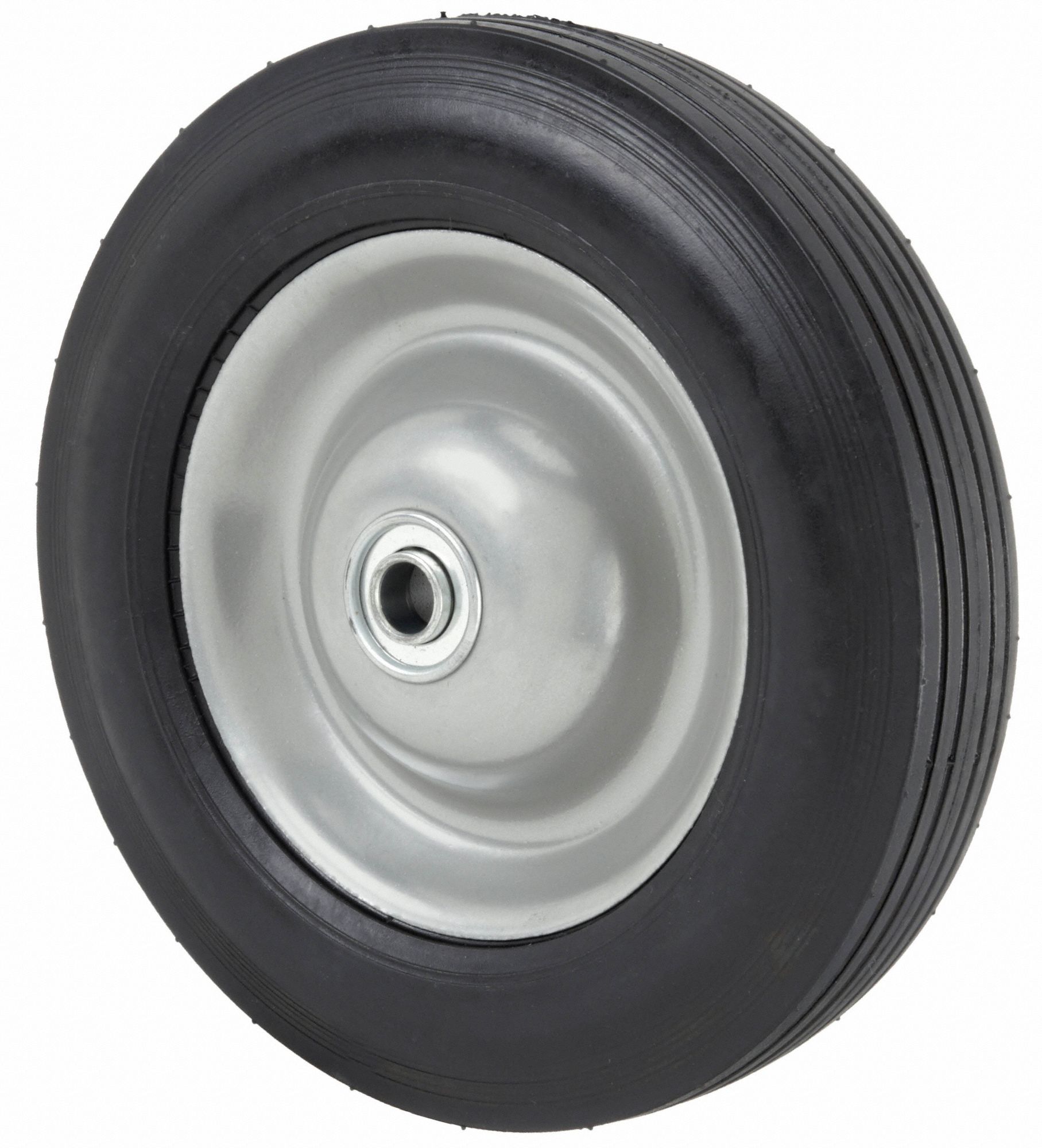 SEMIPNEUMATIC WHEEL, 8 IN WHEEL DIAMETER, 1¾ IN WHEEL W, 150 LB, 2⅛ IN HUB L