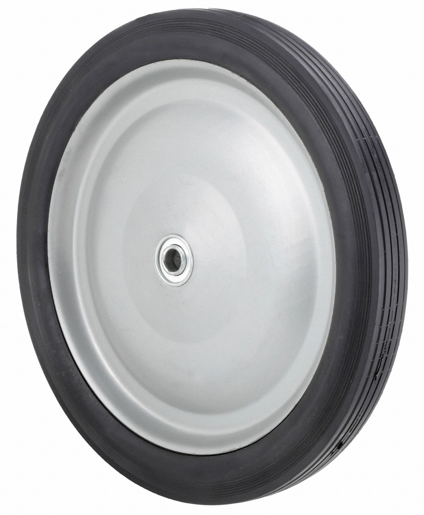 SEMIPNEUMATIC WHEEL, 14 IN WHEEL DIAMETER, 1¾ IN WHEEL W, 175 LB, 2⅛ IN HUB L