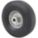 FLAT-FREE SOLID RUBBER WHEEL, 8 IN WHEEL DIAMETER, 3⅞ IN WHEEL W, 250 LB, STEEL, STANDARD