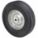 SEMIPNEUMATIC WHEEL, 10 IN WHEEL DIAMETER, 2¾ IN WHEEL W, 200 LB, 2¼ IN HUB L