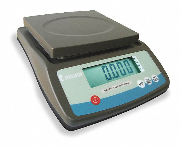 5,000 g Capacity, g, Compact Bench Scale - 1NXG4|1NXG4 - Grainger