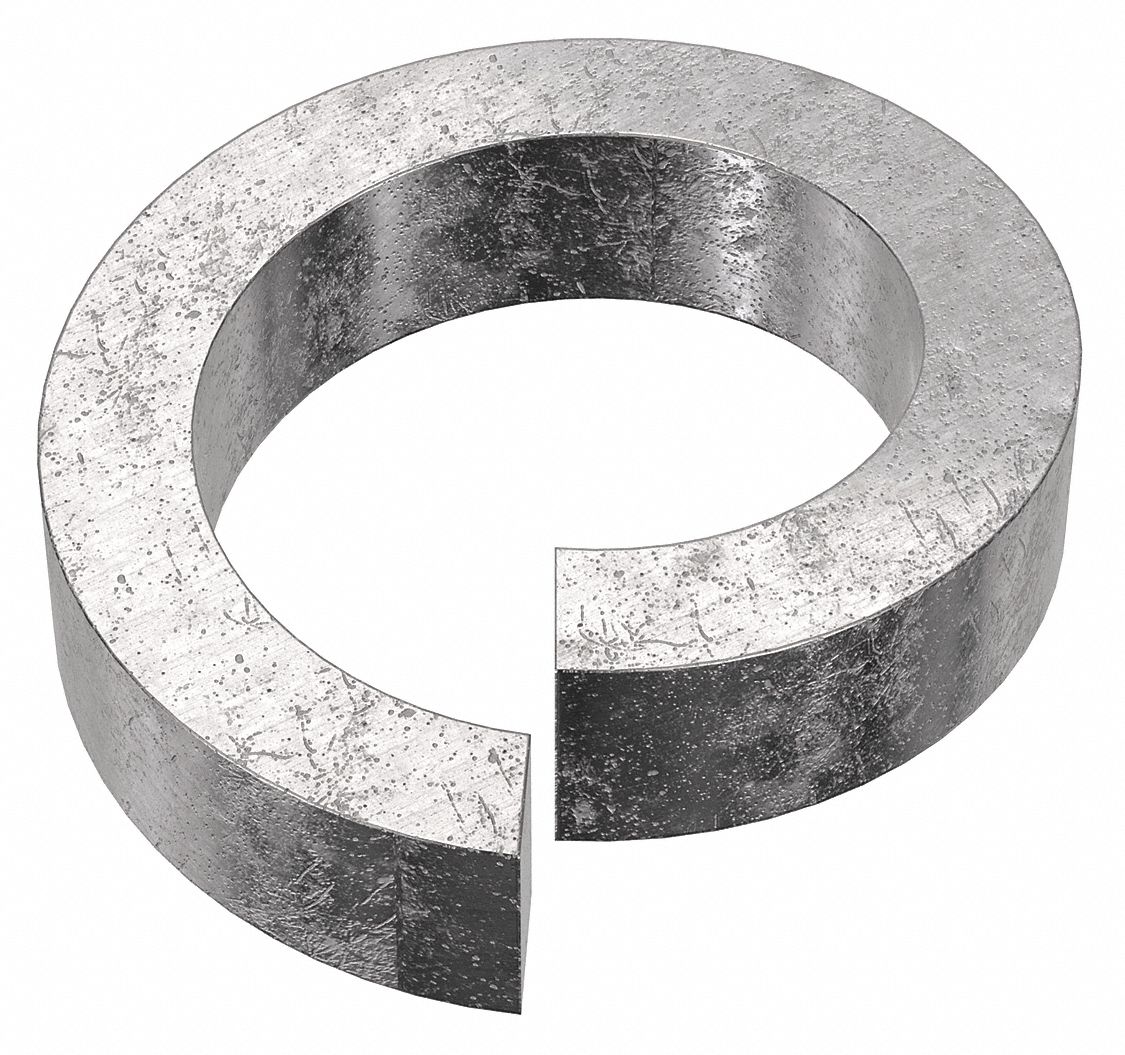 SpltLkWsh, Znc, Stl, 3/8 in, 0.55in, 100PK