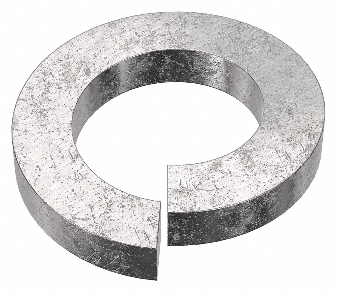 Split Lock Washer: 316, Stainless Steel, M24 Screw Sz, 25.5 mm Max. Inside Dia, 5 mm Max Thick, 5 PK