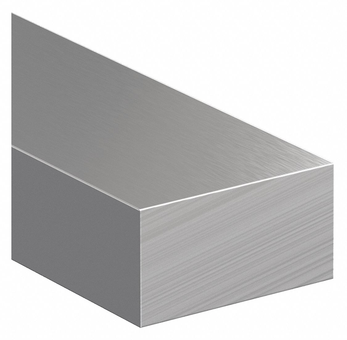 Stainless Steel Plate, 24 in - L: 304, 1 in Thick, 12 in x 24 in Nominal Size (WxL), ±0.002 in