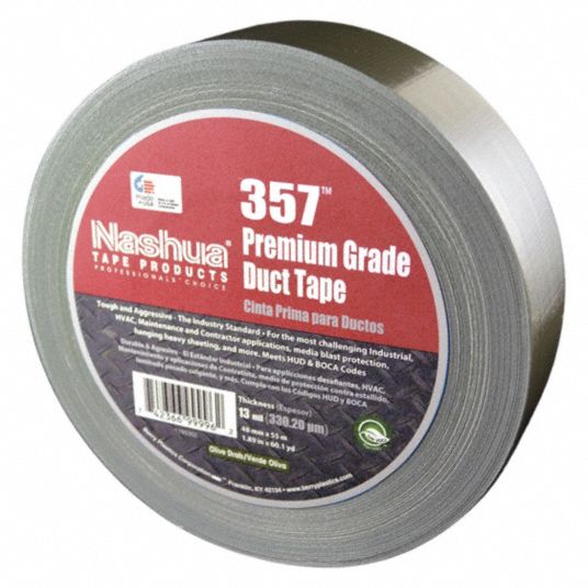 Nashua 357 Premium Grade Duct Tape: 1-1/2 in x 60 yds. (Silver)