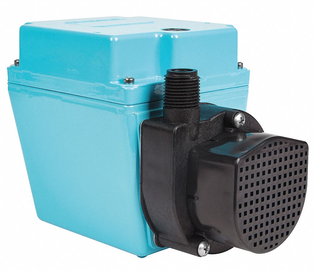 Compact Submersible Pump: 115V, 1/15 hp HP, Continuous, 6 ft Cord Lg, 17.3 ft Max. Head