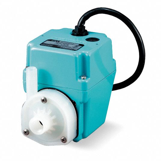 Centrifugal Pump: 230V AC, 12 ft Max Head, 3/8 in , 1/4 in Intake and Disch