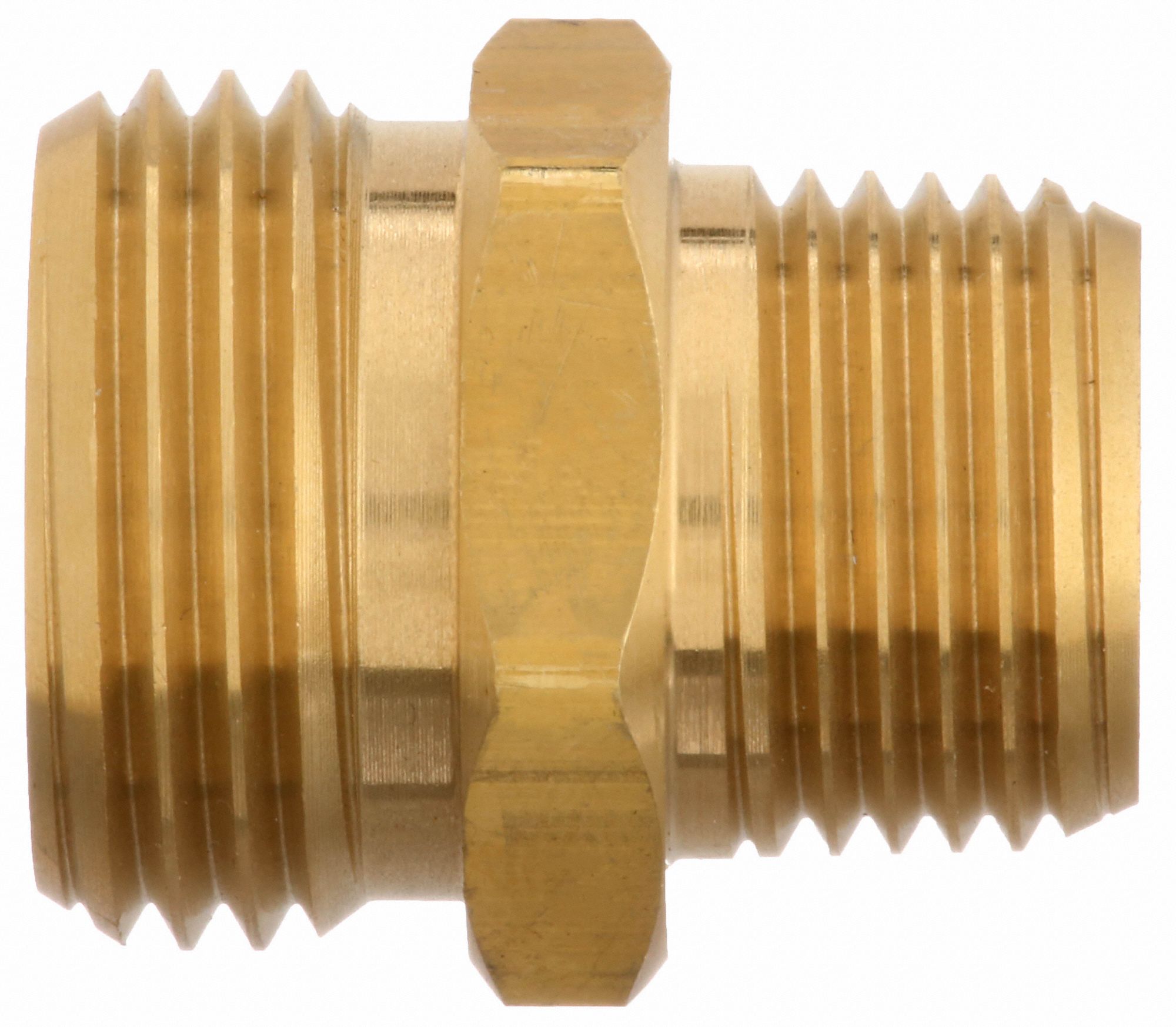 Westward Garden Hose Adapter Fitting Material Brass X Brass Fitting Size 1 2 In X 3 4 In 1p654 1p654 Grainger