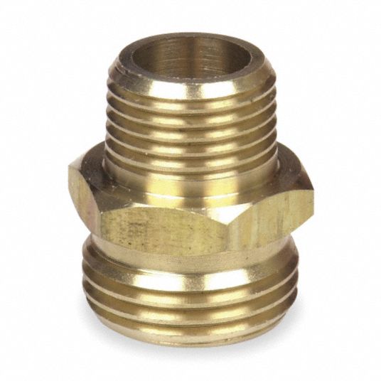 Westward Garden Hose Adapter Fitting Material Brass X Brass Fitting Size 1 2 In X 3 4 In 1p654 1p654 Grainger