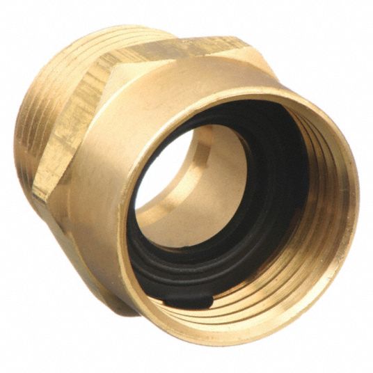 3/4 in x 3/4 in Fitting Size, Female x Male, Garden Hose Adapter