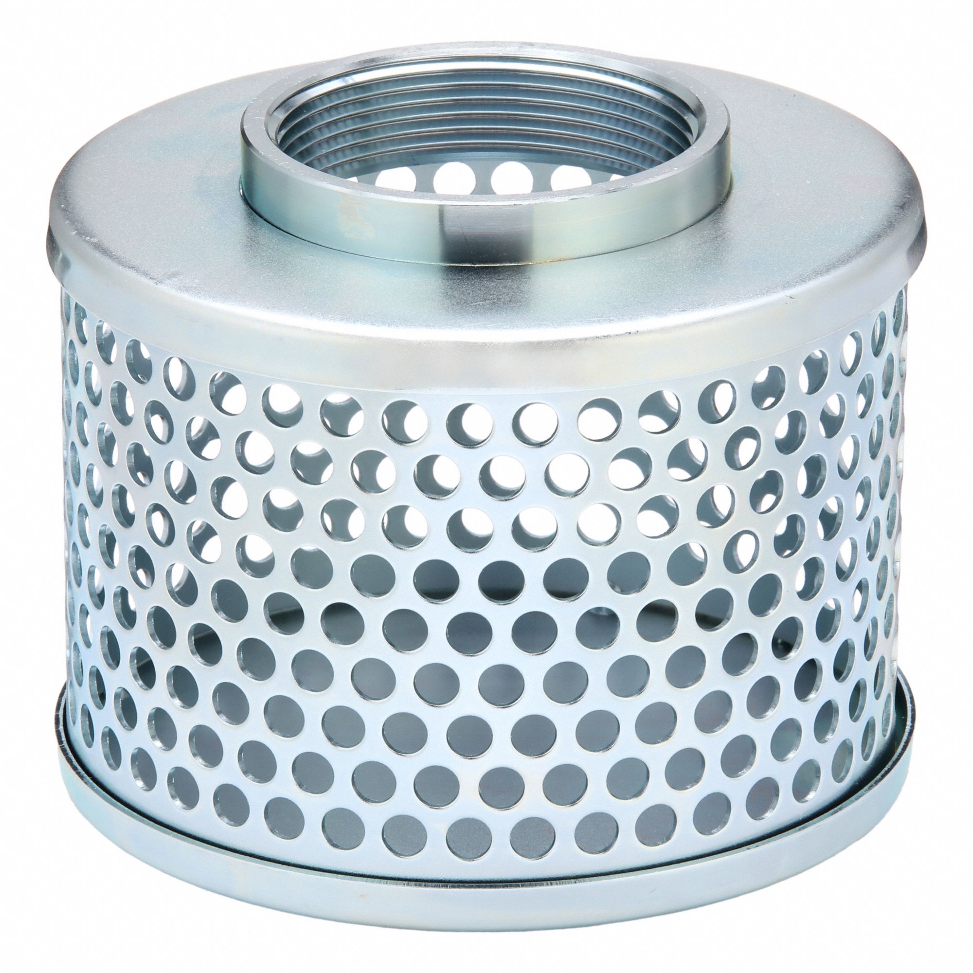 Suction Strainer: Steel Body, Round, Side, FNPT, 3 in Strainer Thread Dia, Female, NPT, FNPT